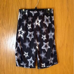 Boys Basketball Style Star Print Shorts Size 11-12 Y